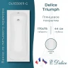 Ванна из искусственного камня Delice Triumph 170х75 DLR330011-G цвет Белый