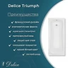 Ванна из искусственного камня Delice Triumph 170х75 DLR330011-G цвет Белый