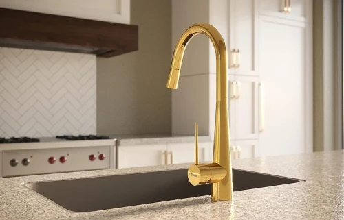 Смеситель для кухни Shouder Iten 0300606 Золото