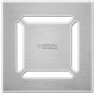 Душевой трап Berges Zentrum Norma 150x150 090363 с решеткой Хром матовый