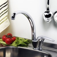 Смеситель для кухни WasserKRAFT Rossel 2807 Хром латунь