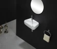 Раковина CeramaLux 45 9275R Белая фаянс подвесная
