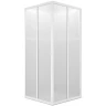 Душевой уголок Melodia della vita Full Square 90x90 MCNFS9090PsWt профиль Белый полистирол призма