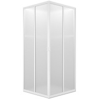 Душевой уголок Melodia della vita Full Square 90x90 MCNFS9090PsWt профиль Белый полистирол призма