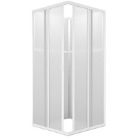 Душевой уголок Melodia della vita Full Square 90x90 MCNFS9090PsWt профиль Белый полистирол призма