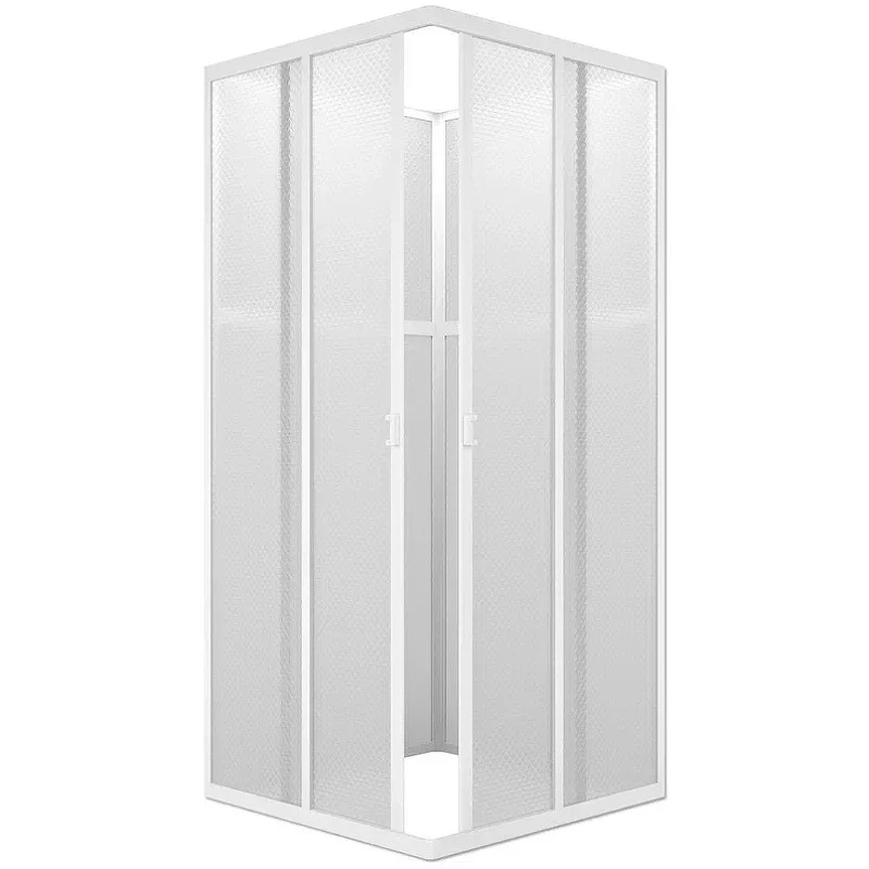 Душевой уголок Melodia della vita Full Square 90x90 MCNFS9090PsWt профиль Белый полистирол призма