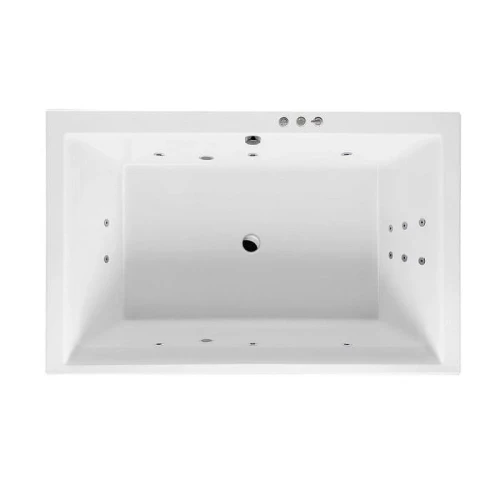 Акриловая ванна Excellent Crown Lux 190x120 WAEX.CRO19.SMART.WH цвет Белый с гидромассажем форсунки Белые
