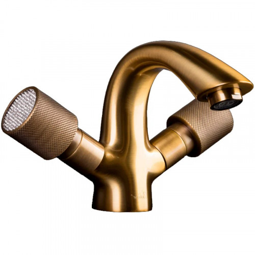 Смеситель для раковины Boheme Royal Cristal 311-Royal/CRST Бронза латунь