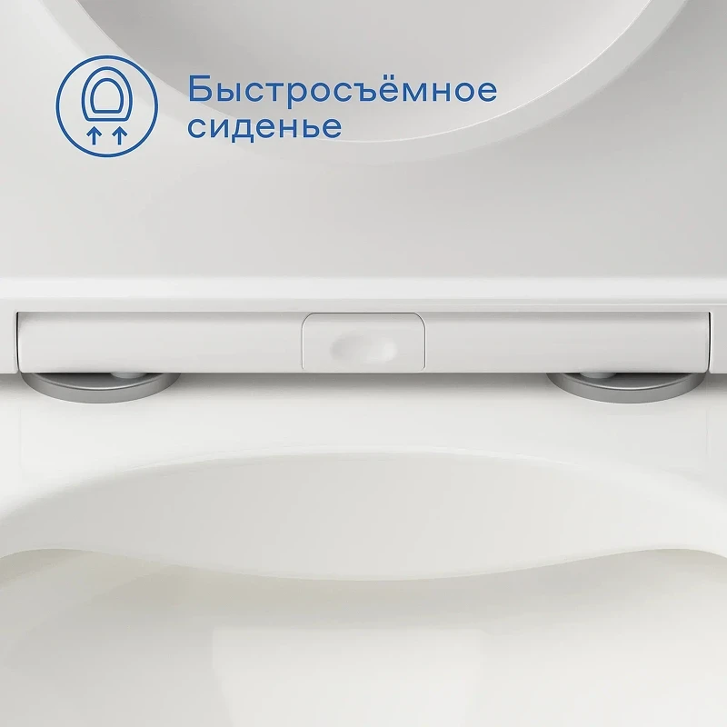 Унитаз Pragma Nanta 901855.NAN1.GWWR.020-2 подвесной цвет Белый глянцевый с сиденьем Микролифт