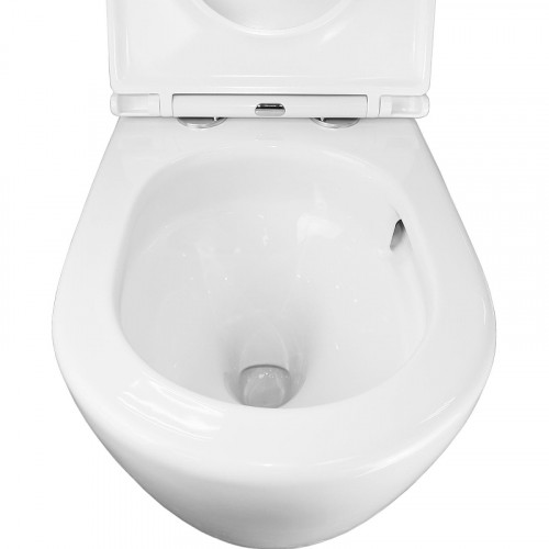 Унитаз Azario Grado Торнадо AZ-2141D-UQ1 приставной цвет Белый с сиденьем Микролифт
