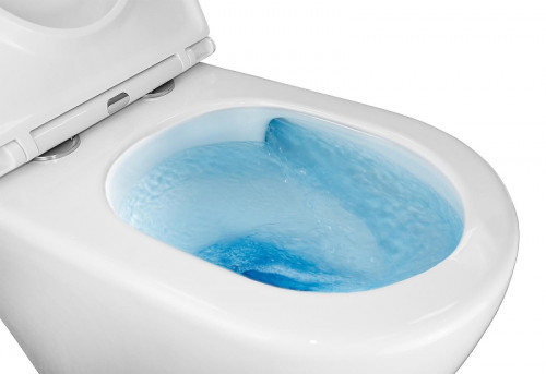 Унитаз Azario Grado Торнадо AZ-2141D-UQ1 приставной цвет Белый с сиденьем Микролифт