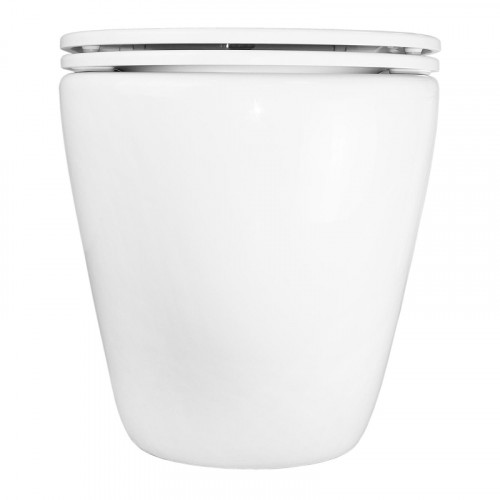 Унитаз Azario Grado Торнадо AZ-2141D-UQ1 приставной цвет Белый с сиденьем Микролифт