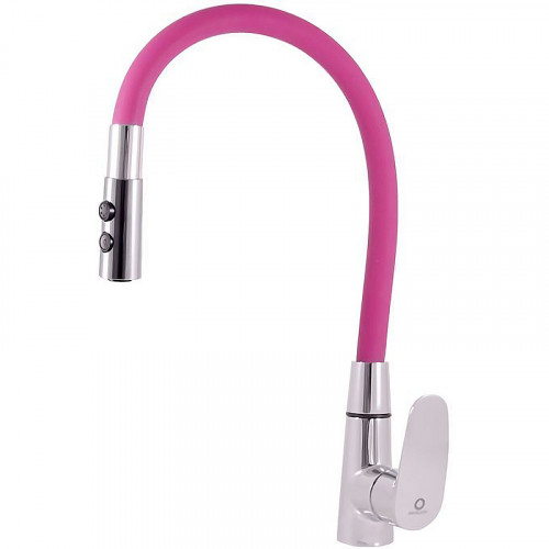 Смеситель для кухни Rav Slezak Amur AM719.5/12R Розовый Хром латунь