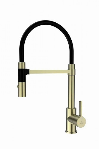 Смеситель для кухни Rose R133Q цвет Бронза Черный