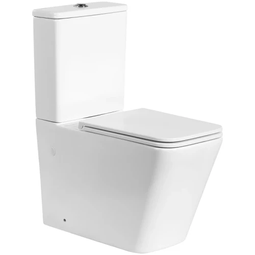 Унитаз компакт BelBagno Ardente R BB02093CPR/BB2312SC без бачка с сиденьем Микролифт фаянс напольный