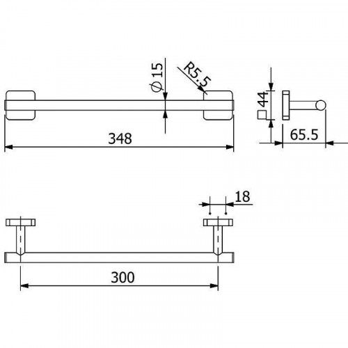 Полотенцедержатель Kludi Vela S 25962N0 Золото брашированное