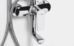 Душевая система WasserKRAFT A166.116.127.010.CH Хром латунь на стену