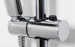 Душевая система WasserKRAFT A166.116.127.010.CH Хром латунь на стену