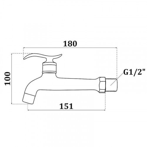 Кран для одного типа воды Maretti Avorio AV33R11 Бронза