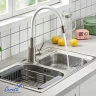 Cмеситель для кухни Ceruttispa Атэна (Atena) BN-W CT12139 12139 цвет Никель матовый Белый