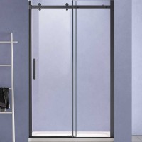 Душевая дверь Vincea Como-N 120 VDS-4CN120CLB профиль Черный стекло прозрачное
