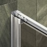 Душевая дверь Maybah Glass MGD-1542-5 1200x1950 раздвижная профиль Хром матовый стекло бронзовое матовое