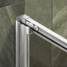 Душевая дверь Maybah Glass MGD-1542-5 1200x1950 раздвижная профиль Хром матовый стекло бронзовое матовое