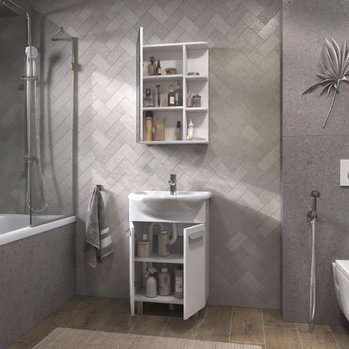 Тумба под раковину Vigo Hoska 55 229 цвет Белый