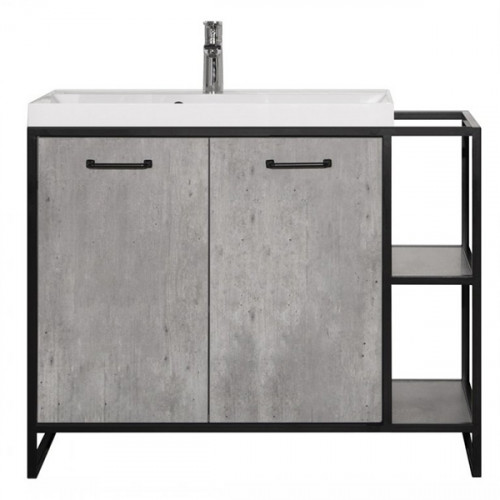 Тумба под раковину Style Line Лофт Classic 80/100 Бетон МДФ / ЛДСП