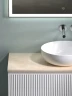 Тумба под раковину Sancos Snob R 100 SNR100W подвесная Bianco МДФ / ЛДСП