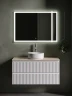 Тумба под раковину Sancos Snob R 100 SNR100W подвесная Bianco МДФ / ЛДСП