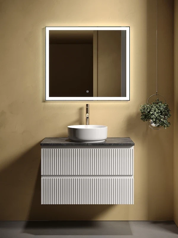 Тумба под раковину Sancos Snob R 100 SNR100W подвесная Bianco МДФ / ЛДСП