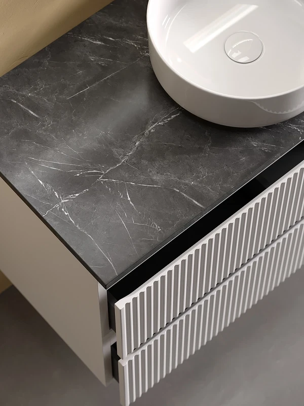 Тумба под раковину Sancos Snob R 100 SNR100W подвесная Bianco МДФ / ЛДСП