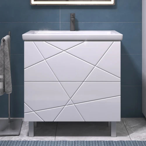 Тумба под раковину Vigo Geometry 80 025 цвет Белый