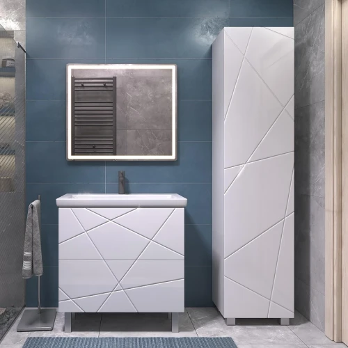 Тумба под раковину Vigo Geometry 80 025 цвет Белый