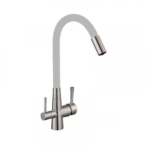 Смеситель для кухни Savol S-L1806L-04 цвет Сатин Серый