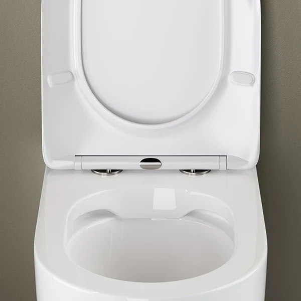 Унитаз Ceramicanova Mia Rimless CN1810 приставной с сиденьем Микролифт фаянс приставной
