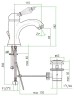 Смеситель для раковины Fiore Imperiale 82CR5221