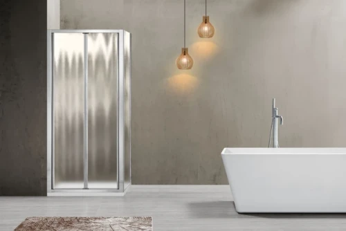 Душевой уголок Vincea Garda VSR-1G9080CH 80x90 профиль Хром стекло шиншилла