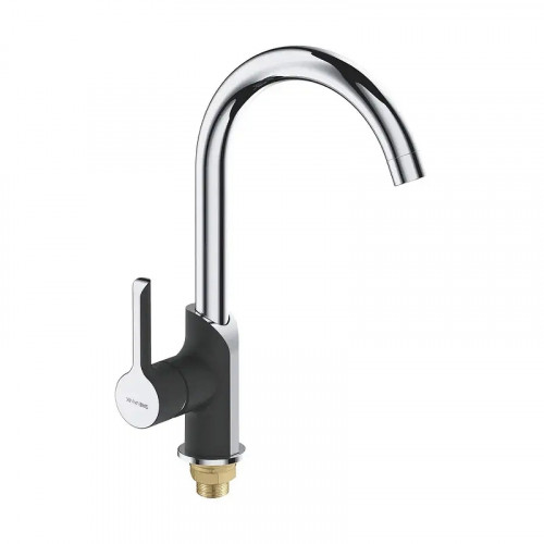 Смеситель для кухни Shevanik S6053H цвет Хром Черный