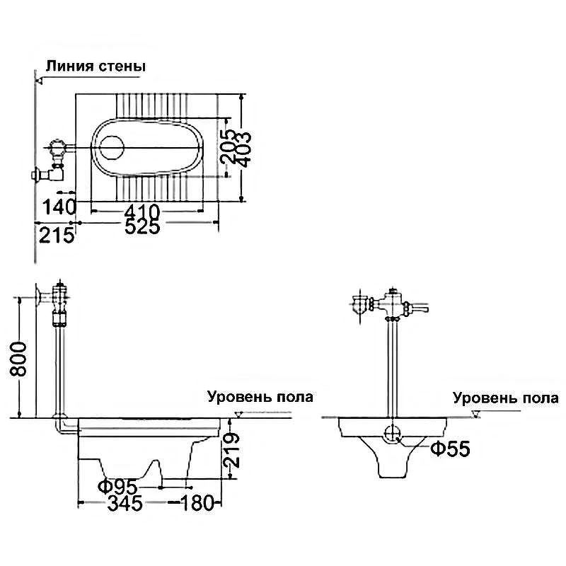 Чаша Генуя Creo Ceramique SQ9100 цвет Белый