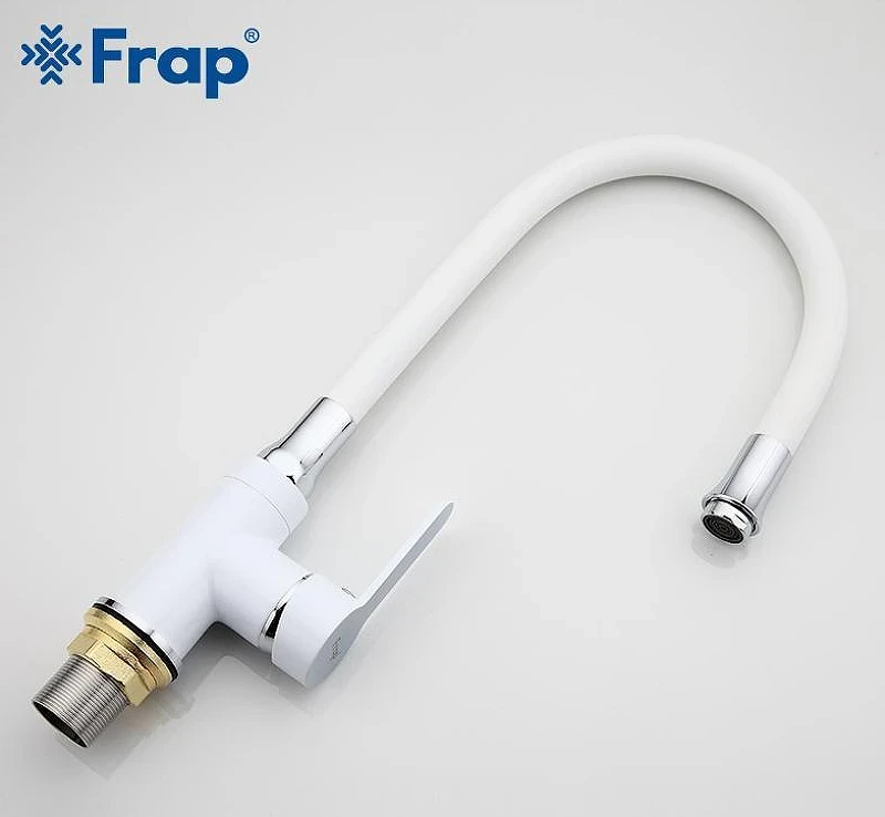 Смеситель для кухни Frap H41 F4041 Белый Хром