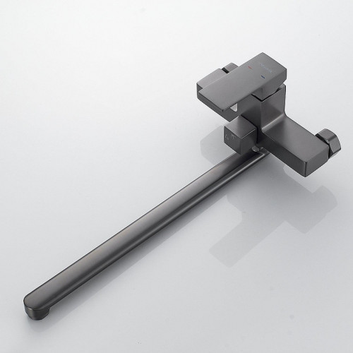 Смеситель для ванны Shevanik S9622T универсальный цвет Оружейная сталь