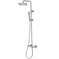Душевая система Bossini Cosmo L10103.030 с термостатом Хром на стену