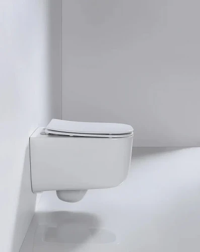Унитаз beWash Schutz BKWHR002510 подвесной Белый с сиденьем Микролифт фарфор подвесной