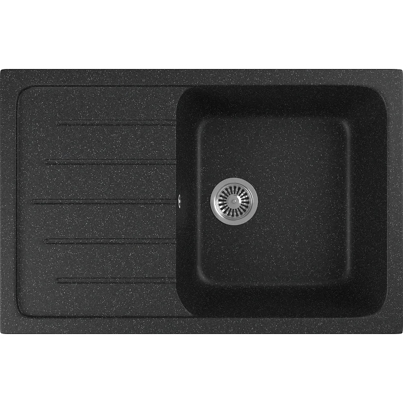 Кухонная мойка Domaci Бьелла DMC-76 DMC-76-308 Черная