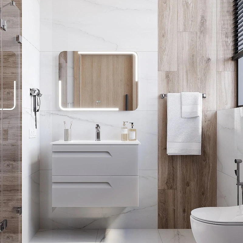 Зеркало Laparet Atlas 80 Atlas.80*60 с подсветкой с сенсорным выключателем и подогревом стекло