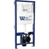 Комплект унитаза с инсталляцией WeltWasser BAMBERG 525 + MERZBACH 043 XL MT-BL + BAMBERG CR 10000014134 цвет Черный матовый с сиденьем Микролифт и клавишей смыва цвет Хром