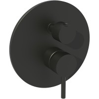 Смеситель для душа Paffoni Light LIG018NO Черный матовый встраиваемый