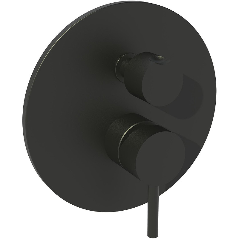 Смеситель для душа Paffoni Light LIG018NO Черный матовый встраиваемый
